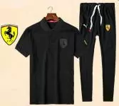 ferrari ensemble pantalon de sport sweat-shirt jogging badge